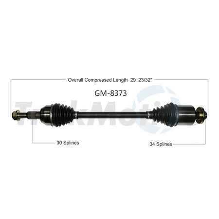 Surtrack Axle Cv Axle Shaft, Gm-8373 GM-8373